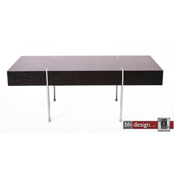 Bonseo Couchtisch Schwarz 142 x 74 cm