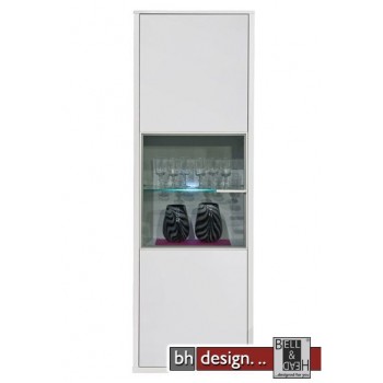 Arte M Vitrine Game Weiss/Parasolglas 64,5 cm x 198 cm