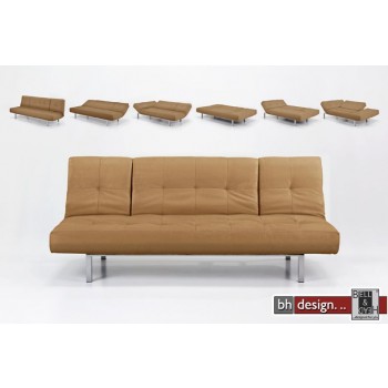Bremen Bettcouch Microfiber camel