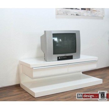Angebot Anthony TV-Tisch  hochglanz weiss 120 cm