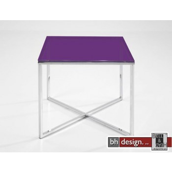 Cross Ecktisch Glas lila
