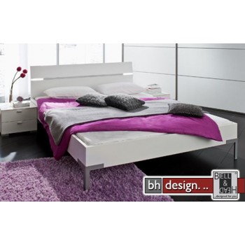 Arte M Bett Choice Weiss mit Metallfuss 