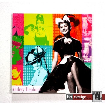 Bild "Audrey Hepburn" 40 x 40 cm