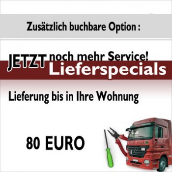 Lieferung bis in Ihre Wohnung 