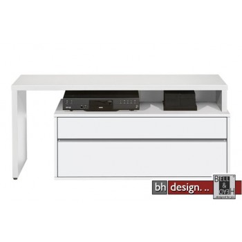 Arte M Media Home TV-Tisch Weiss 123 x 57 cm