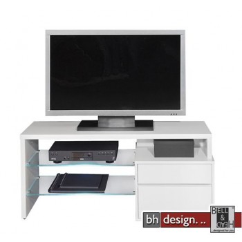 Arte M Media Home TV-Tisch Weiss 123 x 57 cm