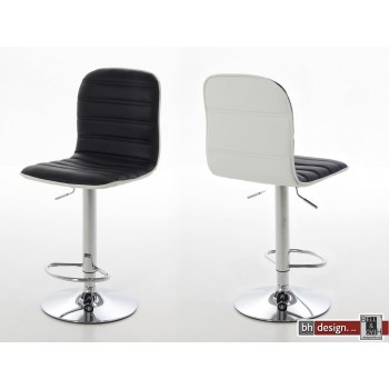 Sardinia Barhocker schwarz/weiss