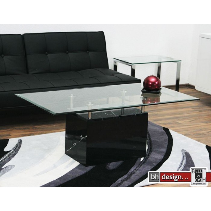 Design Couchtisch Marmor mit Glas u Chrom 130 x 70 cm NEU Design Couchtisch Marmor mit Glas u Chrom 130 x 70 cm NEU