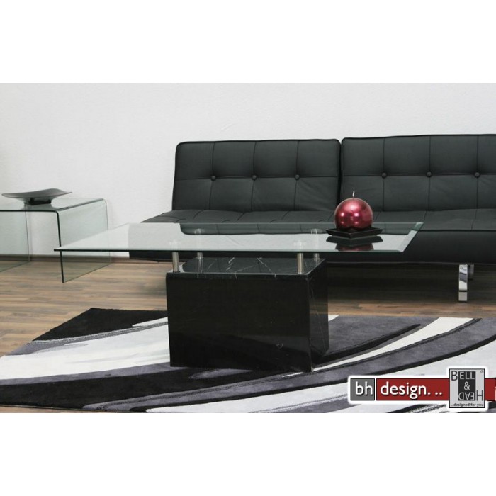 Design Couchtisch Marmor mit Glas u Chrom 130 x 70 cm NEU Design Couchtisch Marmor mit Glas u Chrom 130 x 70 cm NEU