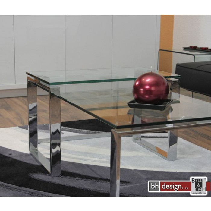 Design Couchtisch Klarglas Chrom 115 x 69 cm NEU eBay Design Couchtisch Klarglas Chrom 115 x 69 cm NEU eBay