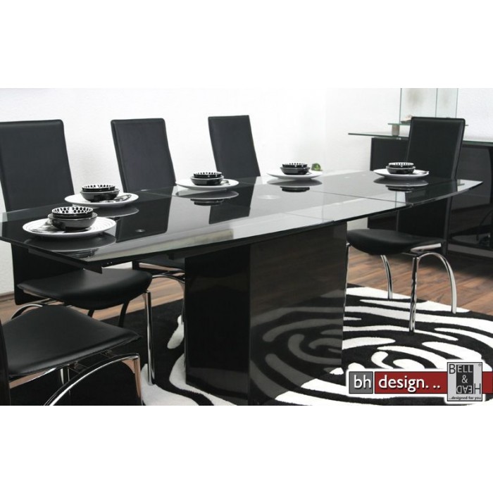 Esstisch ausziehbar 175/225 cm Marmor/Glas NEU ! | eBay