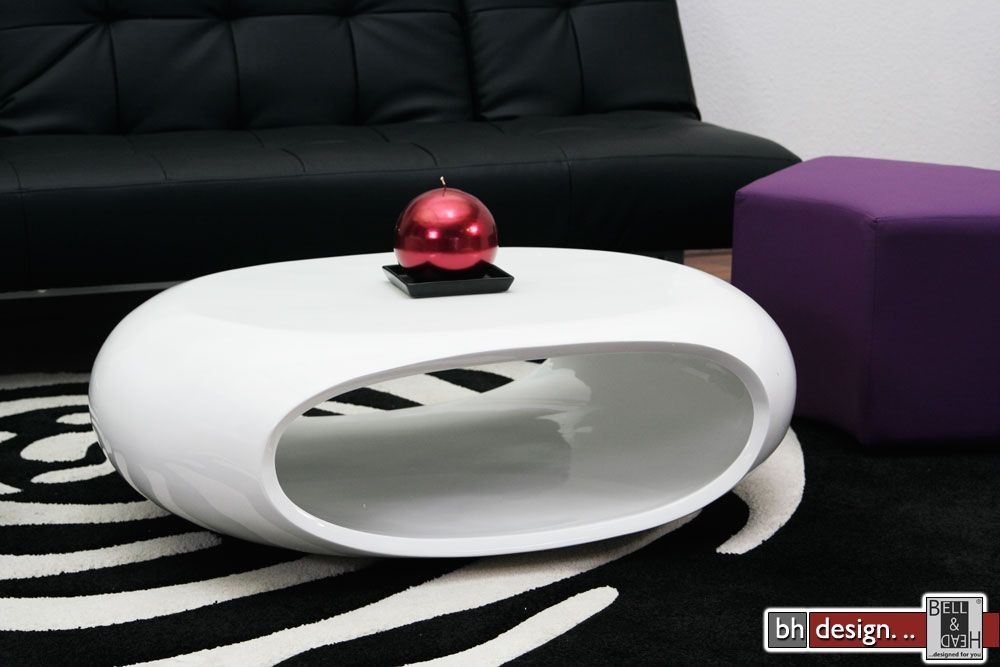 Couchtisch Esmerado 100 Cm Weiss Rund Besonders Flach Couchtisch Esmerado 100 Cm Weiss Rund Besonders Flach