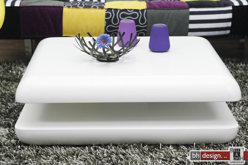 wohnzimmertische weiß:Couchtisch Lounge Club Deluxe 90×45 cm Weiss Hochglanz Cube oval wohnzimmertische weiß:Couchtisch Lounge Club Deluxe 90×45 cm Weiss Hochglanz Cube oval