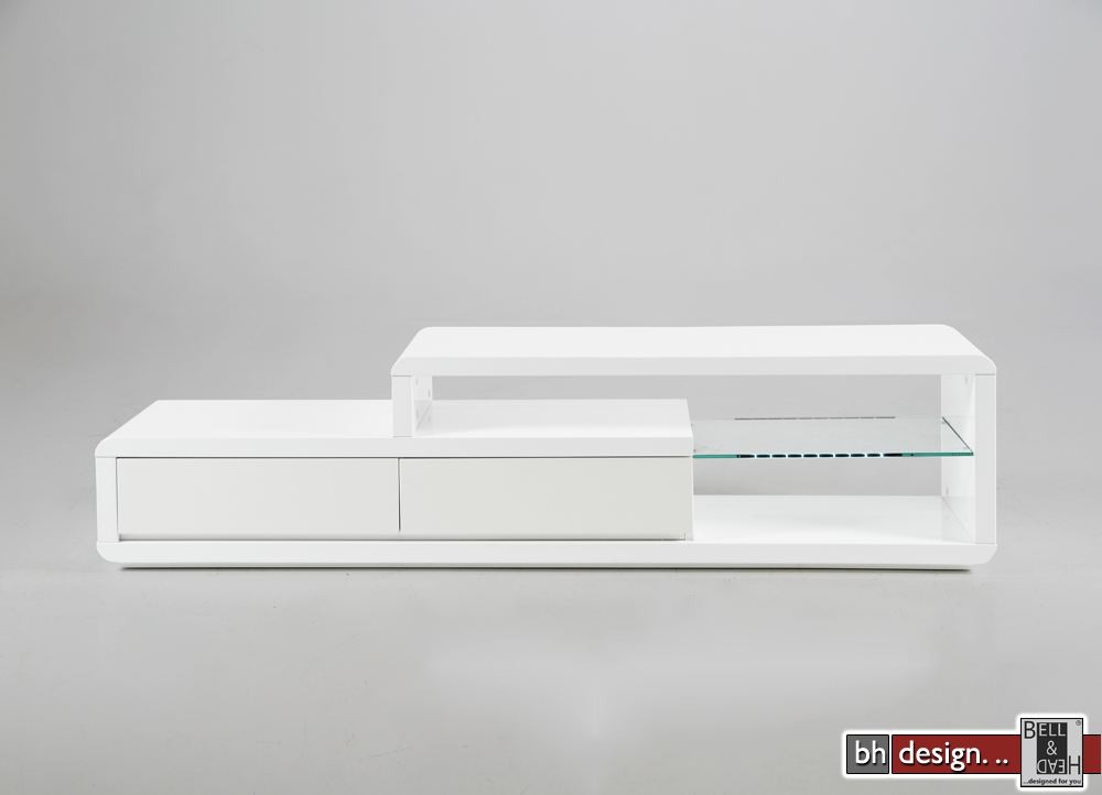eran tv-tisch hochglanz weiss powered by Bell & Head ...