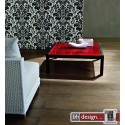 Alaska Couchtisch rotglas