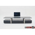 Plasmas TV-Tisch hochglanz schwarz