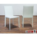 Andree Designlederstuhl weiss