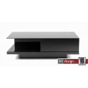 Kliff Couchtisch hochglanz schwarz 120 cm x 60 cm