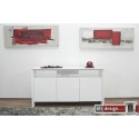 Solei Sideboard  hochglanz weiss 150 cm