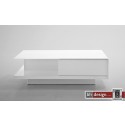 Kliff Couchtisch hochglanz weiss 120 cm x 60 cm