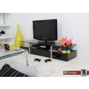 Plasmas TV-Tisch hochglanz schwarz