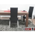 Sereno Designstuhl in Leder schwarz