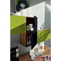 Storia Hängemodul Nussbaum/Grün 2 Türen