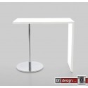 Titanium Bartisch hochglanz weiss
