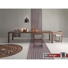 Fusion Esstisch Nussbaum von 200 - 300 cm ausziehbar 