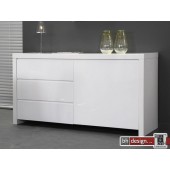 Alexa Sideboard hochglanz weiß 150 x 80 cm (Extreme Gloss)