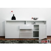 Brühl Sideboard hochglanz weiß 180 cm