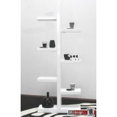 Bronsa Regal weiss hochglanz 180 x 70 cm