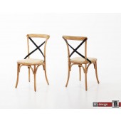 Samuel Designstuhl Eiche massiv