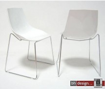Diamant Designstuhl weiss