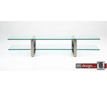 Plasmas TV-Tisch Klarglas 160 x 45 cm