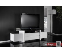 Carla TV-Bord  Hochglanz  weiss 175 x 45 cm (Extreme Gloss)