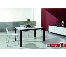 Lanai V Esstisch Wenge Weißglas