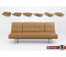 Bremen Bettcouch Microfaser Sand