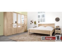 Arte M Bett Acasa Eiche in verschieden Grössen mit schmalem Fussteil