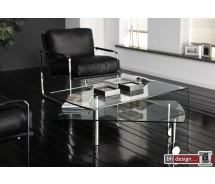 Amalfi  2 Satz Couchtisch aus Glas 113 x 65 cm