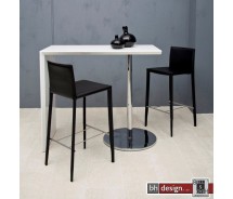 Titanium Bartisch hochglanz weiss