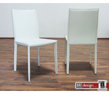 Andree Designlederstuhl weiss