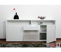 Brühl Sideboard hochglanz weiß 180 cm
