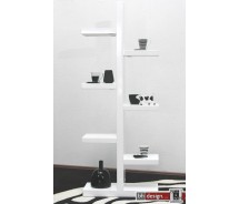Bronsa Regal weiss hochglanz 180 x 70 cm