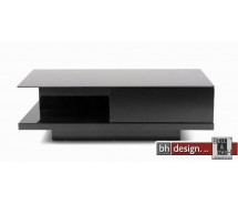Kliff Couchtisch hochglanz schwarz 120 cm x 60 cm
