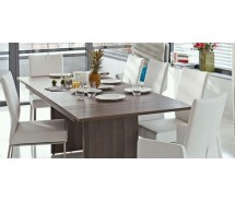 Arte M Wangentisch Deck Esche dunkel 160-255 cm x 75 cm x 95 cm                                            