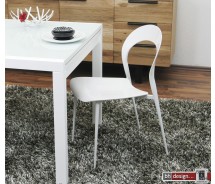 Trilogy Designstuhl weiss