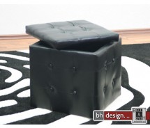 Fido Hocker Schwarz mit Bettkiste