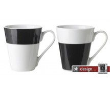 Spizy Becher-Set schwarz-weiss