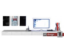 Arte M TV-Element Game Plus Hochglanz Weiss 360 cm x 24,5 cm